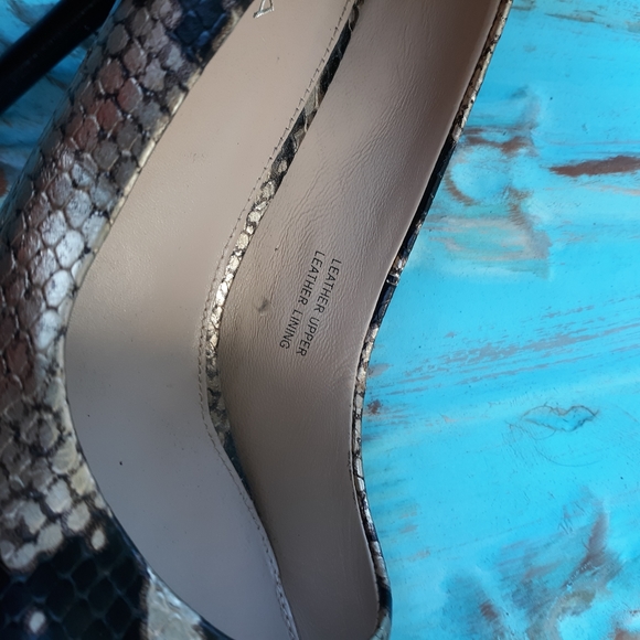 😁VIA SPIGA Snakeskin Heels - Picture 4 of 8